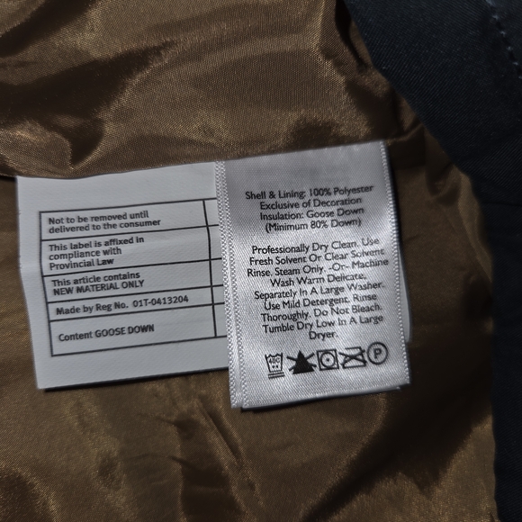 Eddie Bauer Dark Blue Quilted Vest - Picture 8 of 10